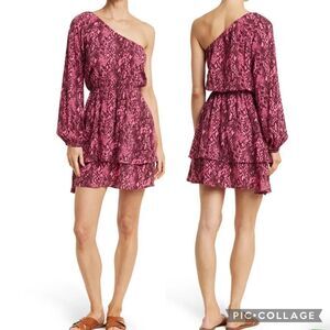 NWT - Maaji Pink Quartz Loveliness One Shoulder Dress Size: S